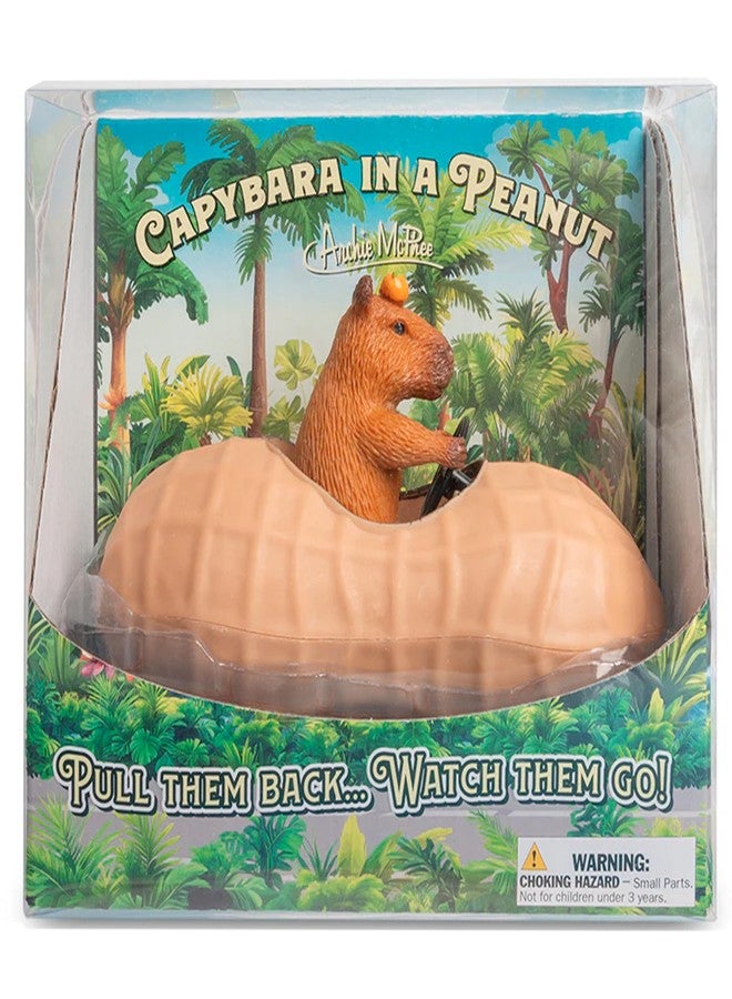 أرتشي ماكفي سيارة لعبة على شكل حيوان الكابيبارا من آرتشي ماكفي، تعمل بسحب للخلف. - Image 2